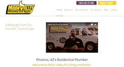 Desktop Screenshot of moonvalleyplumbing.com